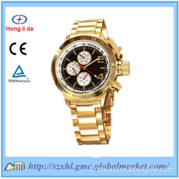 Fashion stainless steel watchcase watches men